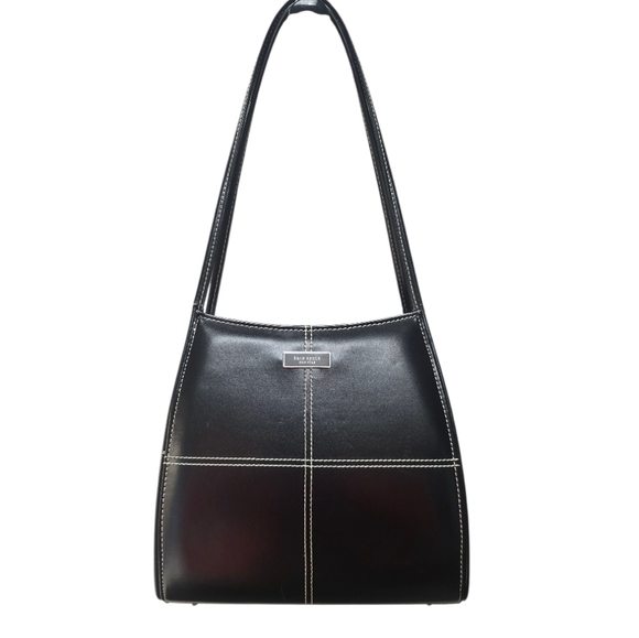 Kate Spade New York Black Leather Shoulder Bag Purse Handbag - Picture 6 of 15